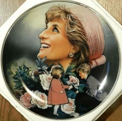 Buy Diana, England's Rose - Decorative Porcelain Plate By The Franklin Mint • 8.99£