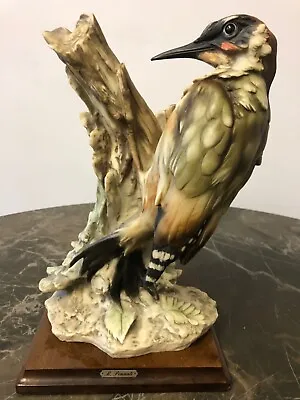 Buy Large Capodimonte Figurine Florence R Penatti Large Woodpecker Figure • 210£