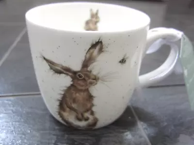 Buy Royal Worcester Wrendale The Hare And The Bee Design Mug - New /label • 5.99£