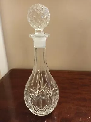 Buy Cut Glass Decanter 11 Inches Tall. Perfect Condition.  • 6£