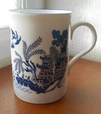 Buy Kirsty Jayne China Staffordshire Blue & White Willow Mug /  Cup 4  (10cm) • 9.99£