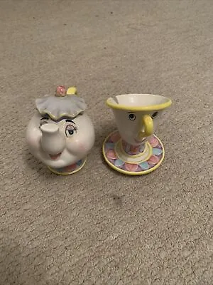 Buy Disney Chip & Mrs Potts Figurines Vintage *Rare • 4£