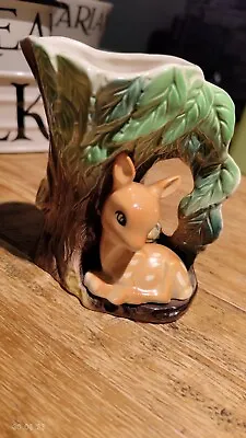 Buy Hornsea England Bambi Woodland Vase 58? Pottery • 4.50£