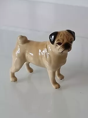 Buy Vintage Beswick Pug Dog Figurine No 17 Ch. Cutmil Cutie Cupie • 25£
