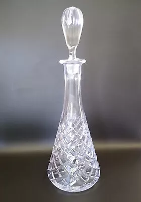 Buy Vintage Cut Glass Decanter 1.71kg, 39.5cm Tall Including Stopper • 16.95£