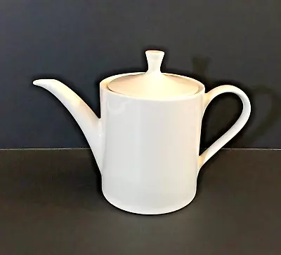 Buy MCM 1960s-70s MYOTT Teapot Solid White Minimalist Classic Staffordshire ENGLAND • 18.93£