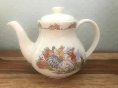 Buy Vintage Rare Royal Doulton Bunnykins 1936 China Teapot Art Deco Good Condition • 150£