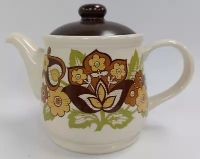 Buy Vintage Ceramic Sadler Flower 1970's Teapot E14 P895 • 5.95£