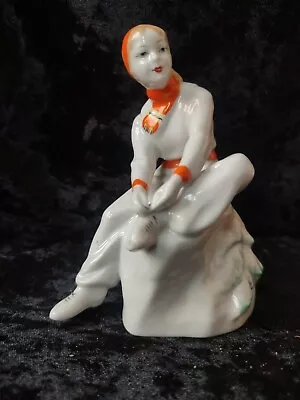 Buy Ussr Porcelain Vintage Russian Girl Ice Skater C1950 • 49.99£
