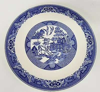 Buy Willow Ware By Royal China Round Platter Cake Plate Blue Willow 12 1/4  • 23.74£