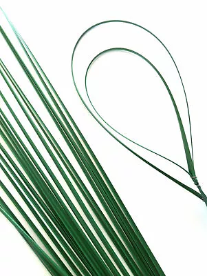 Buy 50 X Green Grass Blades Onion Bear Flexi Decorative Bouquet Cake Deco • 5.99£