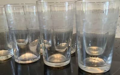Buy Victorian Etched Tumblers X8 • 14.99£