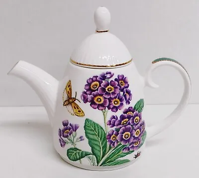 Buy Hudson & Middleton Primrose 9oz Small Tea Pot Fine Bone China Made In England • 16£