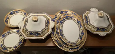 Buy Grimwades “Ming” Part China Set 11 Piece - Antique - Tureen Platter Bowl Plate • 395.26£