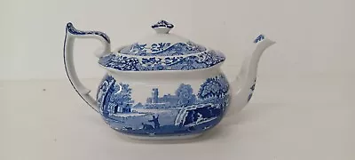 Buy SPODE White & Blue Italian Tea Pot (C1816) - M219 • 20£