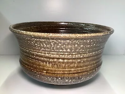 Buy Karen Karnes American Studio Pottery Band Stoneware Large Oval Bowl Tall 6 5/8in • 599.39£