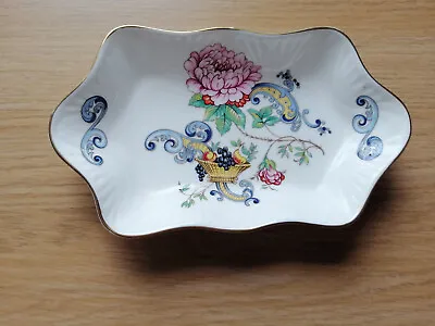 Buy E* Crown Staffordshire Bone China Chelsea Manor Trinket Tray Dish Vanity 16x9cm • 8.85£