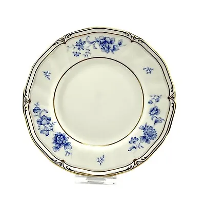 Buy Wedgwood Ashbury Salad Plate Bone China Blue Floral On White English Dinnerware • 18.96£