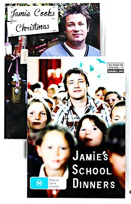 Buy Jamie Cooks Christmas + School Dinners (3 Disc Set) Reg 4 DVD New Unsealed • 11.35£