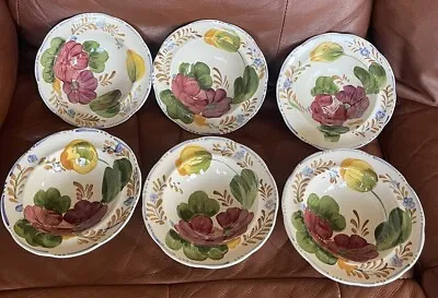Buy Belle Fiore Simpsons Potters Cobridge England Chanticleer Ware Pudding Bowl SET • 19.99£