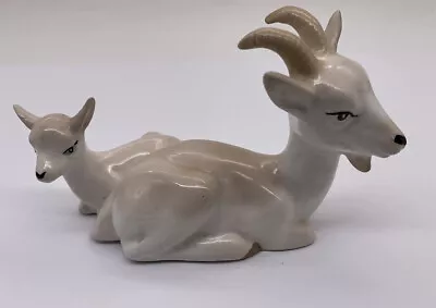 Buy Pair Of Szeiler Goats -  Szeiler Studio Pottery - Vintage • 24.50£