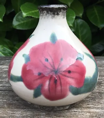 Buy Small Cobridge Stoneware Studio Pottery Vase Floral Decoration Signed & Marked • 30£