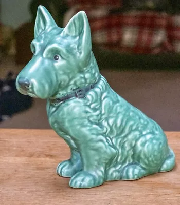 Buy Green Sylvac Dog No 1207 In Good Condition, With Some Marks. 20cm Tall. • 5£