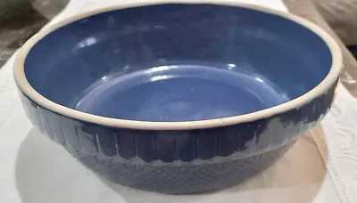 Buy Yellowware Bowl Blue Venetian Roseville Pottery Co.  9 1/2 Inches • 87.15£
