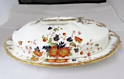 Buy John Maddock & Sons England Royal Vitreous Pattern Louise Covered Bowl • 144.03£
