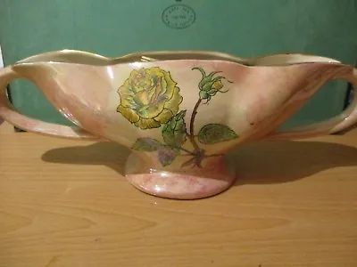 Buy Vintage ~ 40's / 50's Decorative Flower Vase ~ Kensington Ware / Livingstone 618 • 22.99£