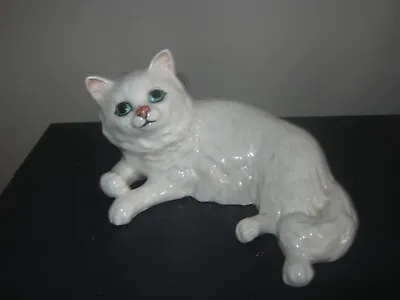 Buy Rare Beswick Persian Cat   White Gloss   Model No. 1876 ** Must See ** • 85£