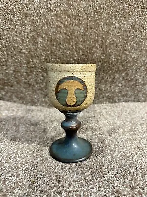 Buy Vintage Laugharne Wales Welsh Studio Pottery Egg Cup Abstract Design • 32.99£