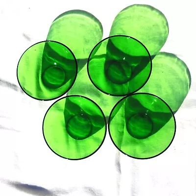 Buy 4 Forest Green Arcoroc Classique Emerald Green 4-7/8  Fruit Bowls • 18.97£
