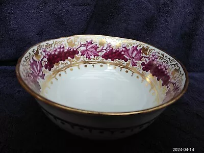 Buy Rare Copeland Reg 655291 Beautiful Antique Purple China Bowl Vine Grape T Goode • 35£
