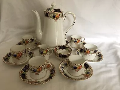 Buy Royal Vale Fine China H.J.C. Longton Vintage Complete Coffee / Tea  Set • 22.50£