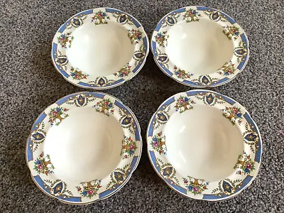 Buy 4 X Vintage Soho Pottery SOLIAN WARE Dessert Cereal Bowls 1940s RARE PATTERN • 12£