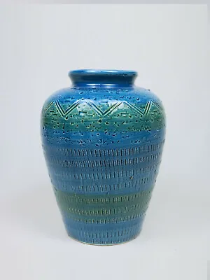 Buy Bitossi Aldo Londi Rimini Blue Keramic Mid Century Modern Pottery Italy Vnt • 74.99£