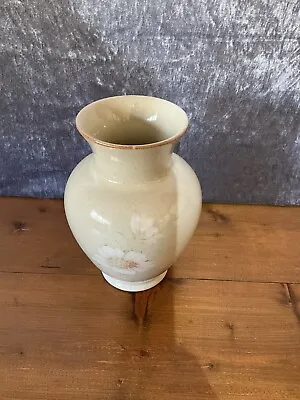 Buy Denby Stoneware Vase Floral 8.5 Inches Perfect • 10.99£