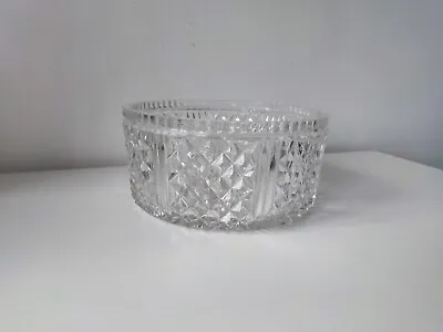 Buy Crystal Clear Salad Fruit Bowl Pressed Glass Home Decor 7.5  Diameter Home • 12.99£