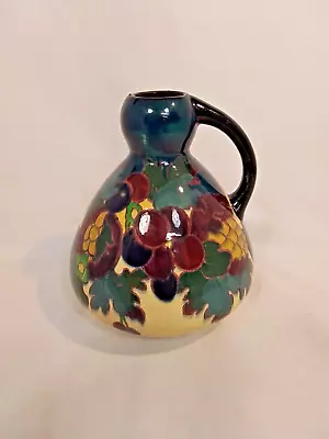 Buy Tuscan Faience Art Deco Handpainted Plant Pitcher Jug Vase C1920 • 79.99£