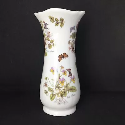 Buy James Dean Pottery Bone China Botanical Floral Insect Vase UK Made 16cm Tall • 9£