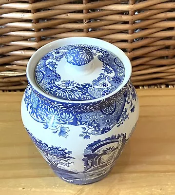 Buy Spode Blue Italian Ginger Jar With Lid. Display Condition • 52£