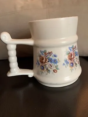 Buy Prinknash Pottery Floral Design 4” H 3” Opening Mug • 7.11£
