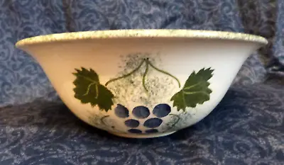 Buy Poole Pottery Vineyard Grapes Bowl 17cm 6.75 Inch 1990s Hand Painted Unused • 15£