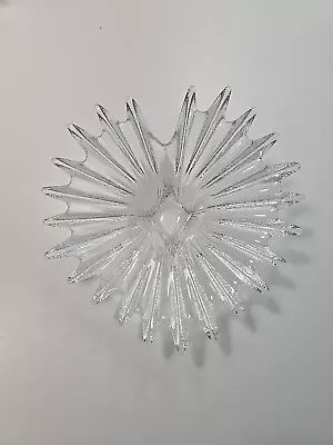 Buy Dartington Crystal Palm Bowl Small 8 Inch Anita Harris Vintage Glass • 5.99£