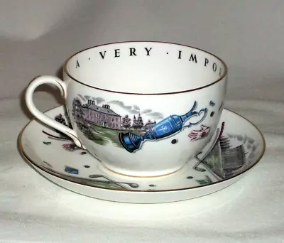 Buy Royal Worcester Very Important Person Golf/ Golf Courses Bone China Cup & Saucer • 21.99£