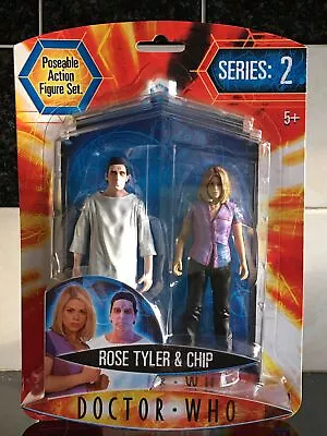 Buy Doctor Who Rose Tyler & Chip Figure Set Series 2 From New Earth • 10£
