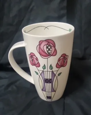 Buy Dunoon Mug Glasgow Rose Large Coffee Mug - Mackintosh Inspired • 16£