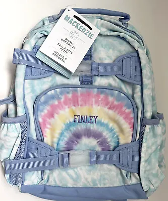 Buy Pottery Barn Kids Mackenzie Small Backpack Aqua Rainbow Tie Dye *finley* New • 26.51£