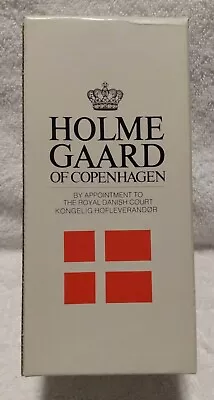 Buy Holmegaard Princess WHITE WINE Glass Teardrop Bubble Stem In Box Danish • 28.30£